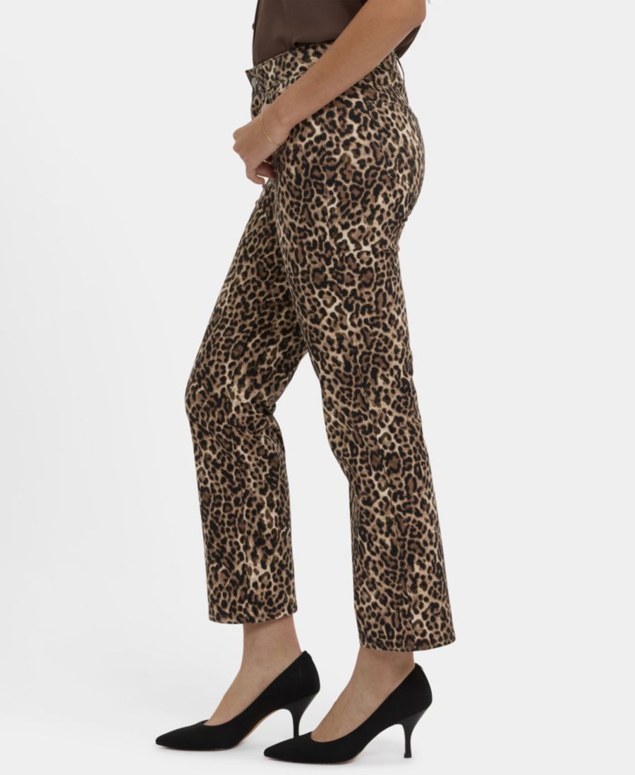 Женские прямые джинсы-лодочки "Мэрилин" NYDJ, Savanna Leopard — фото 2