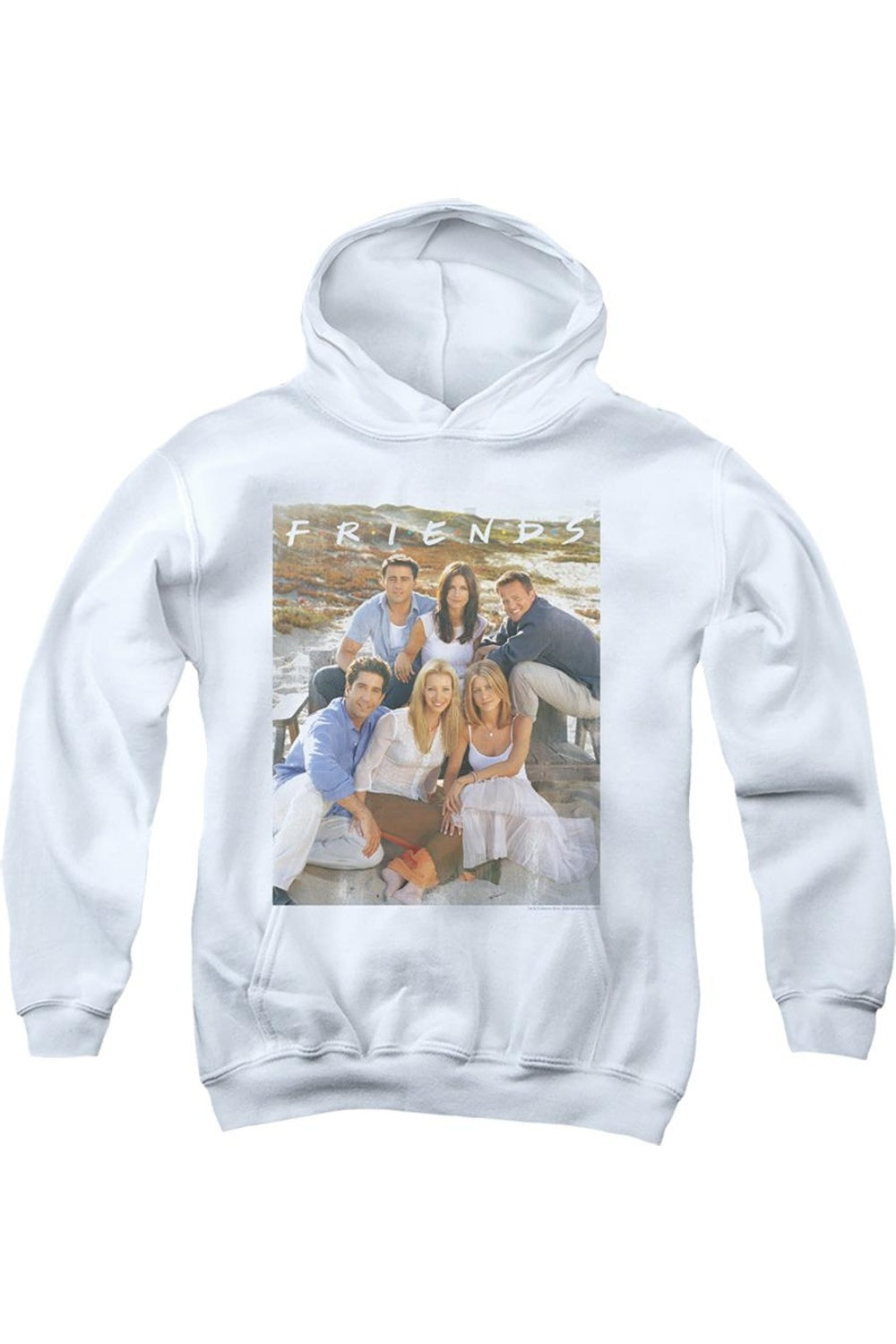 

Толстовка с капюшоном Friends Lifes A Beach для молодежи Gildan, белый