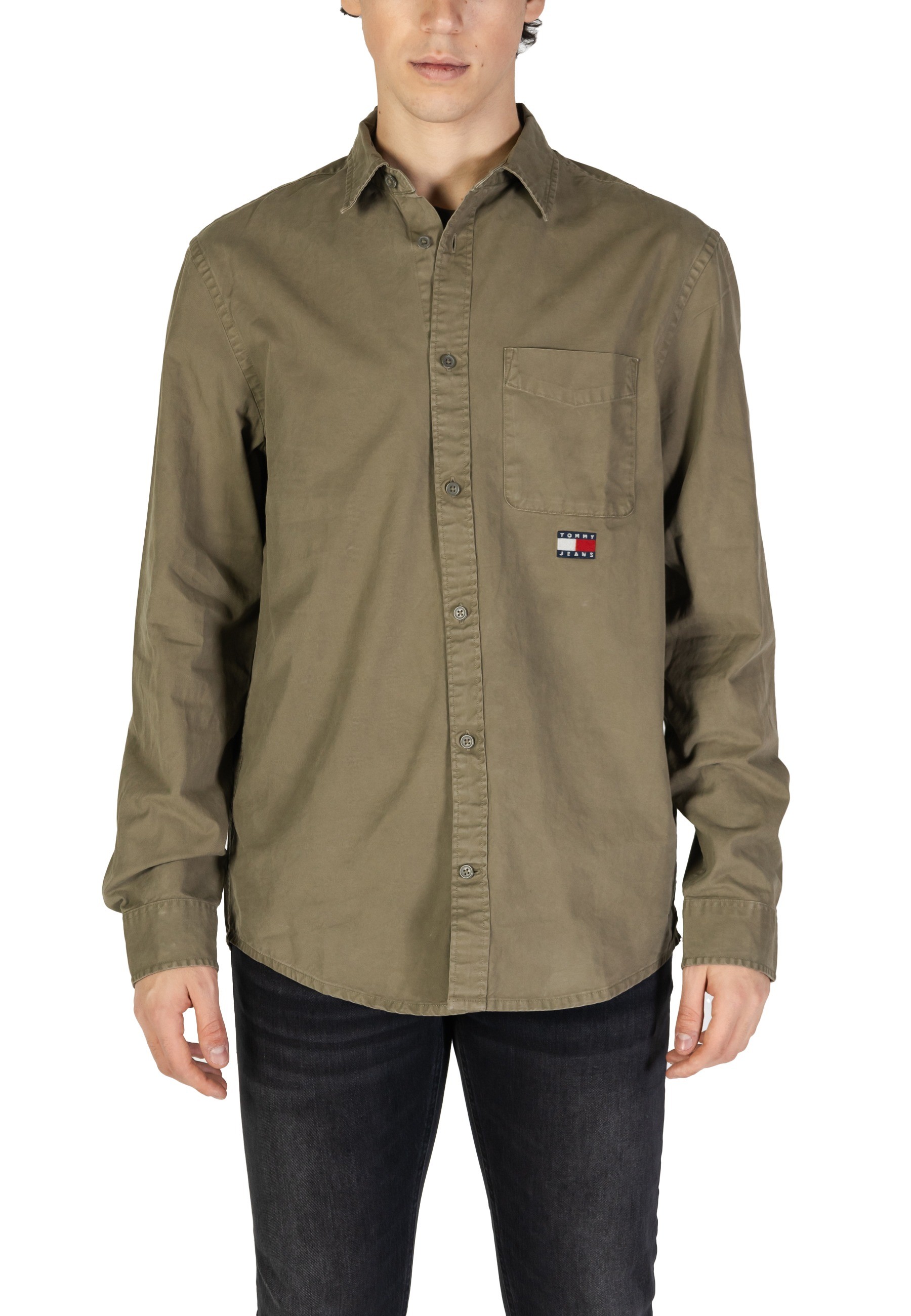 

Рубашка Tommy Jeans, зеленый