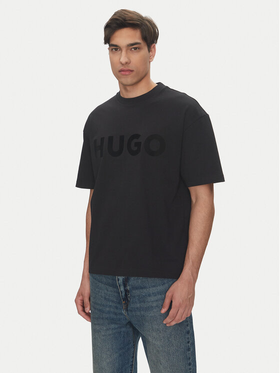 

Футболка оверсайз Dinkee 50525765 Hugo, черный