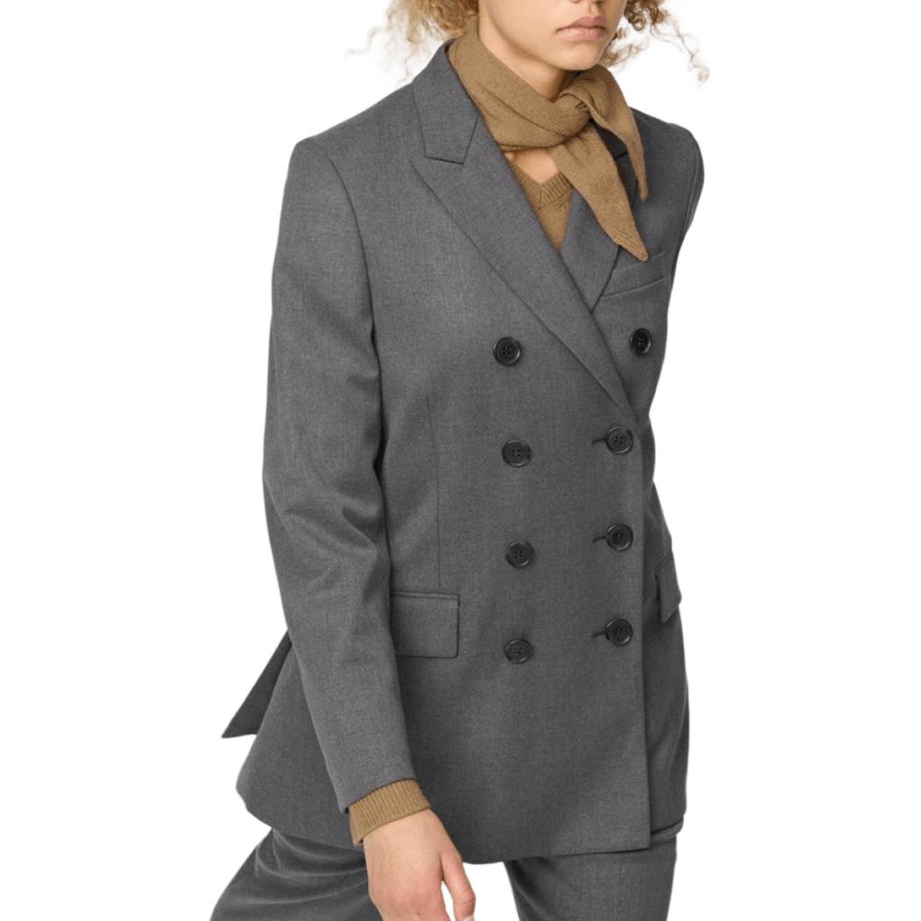 

UNIQLO Коллекция Клэр Уэйт Келлер C Осень-Зима 25 Деловой костюм Женский, 06 Lead Gray