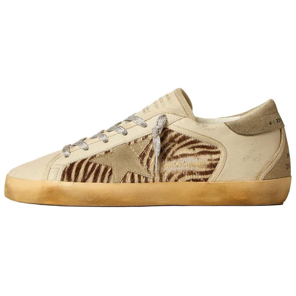 

Кроссовки Golden Goose Super-Star Skateboarding Shoes Women's Low-top Butter, цвет Butter