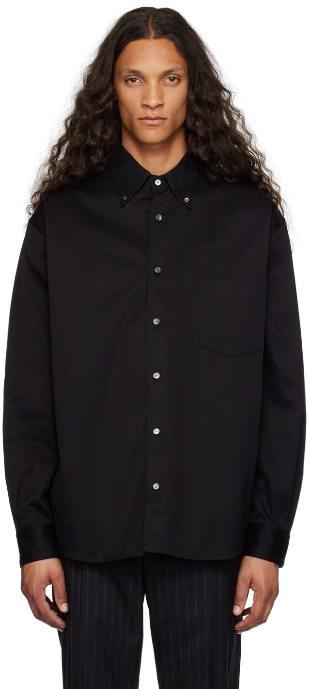 

Черная рубашка на пуговицах Acne Studios