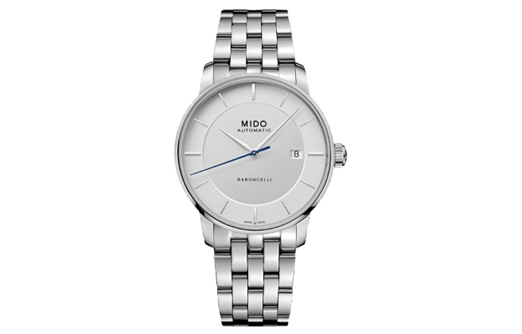 

MIDO Часы Men's Baroncelli Watch, Silver Dial M037.407.11.031.00