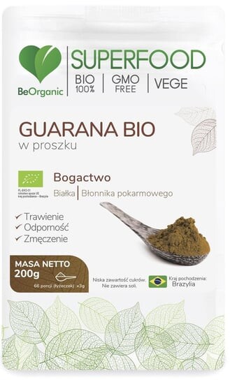 

Гуарана БИО порошок 200 г BeOrganic