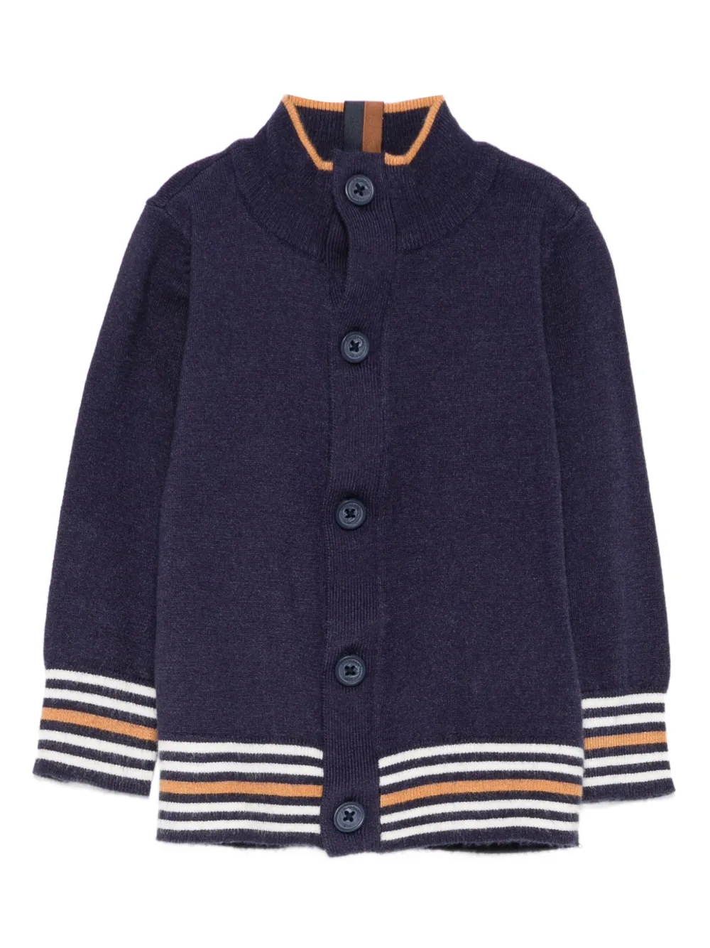 

Кардиган с манжетами в полоску TRUSSARDI JUNIOR, синий