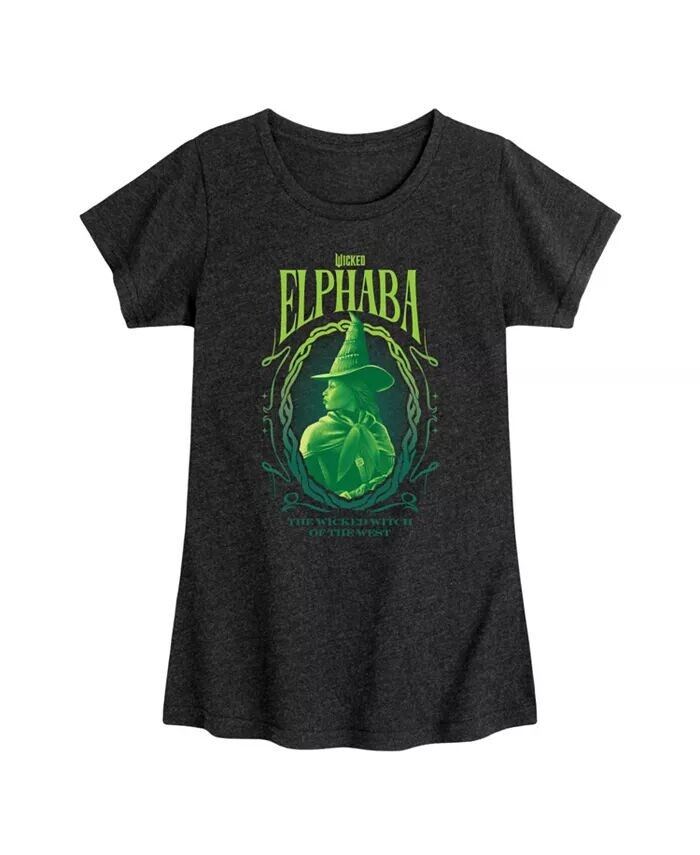 

Футболка с рисунком Elphaba для девочек Wicked, черный