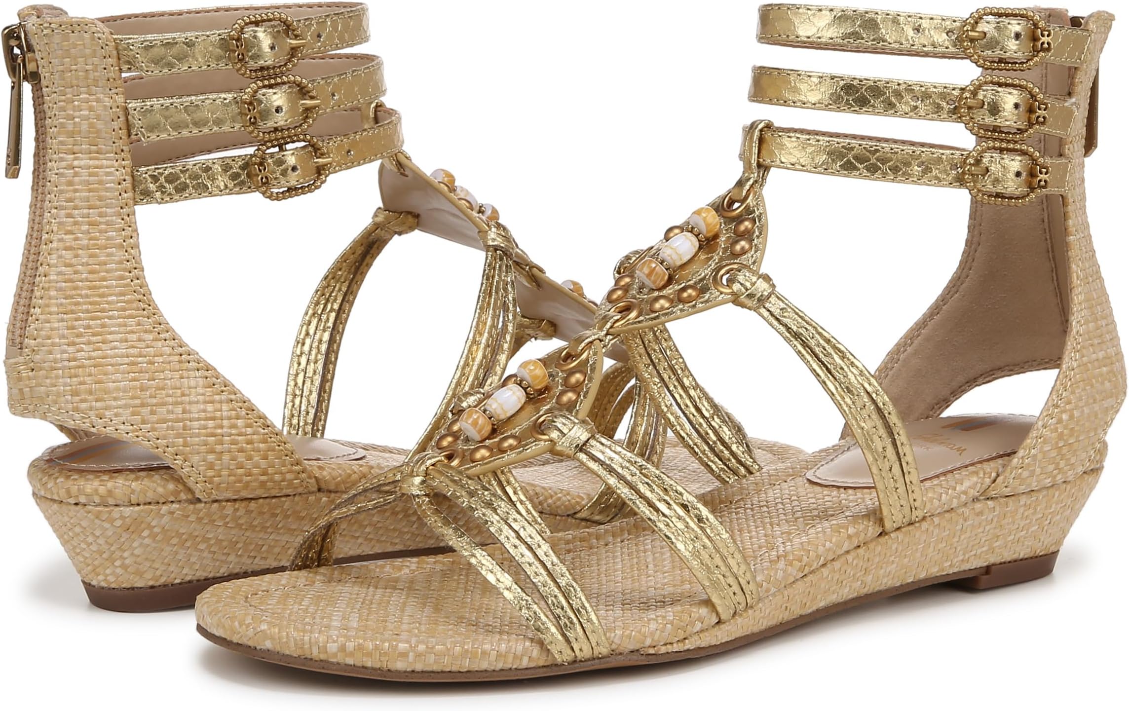 

Сандалии Sam Edelman Danica, цвет Gold/Bleached Beechw