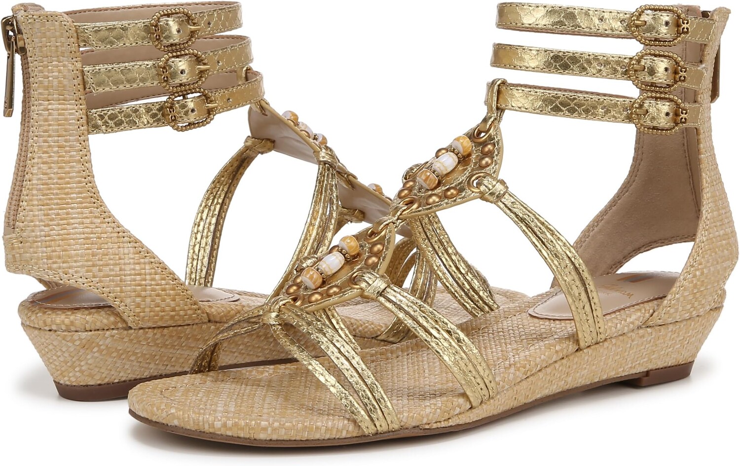 Сандалии Sam Edelman Danica, цвет Gold/Bleached Beechw