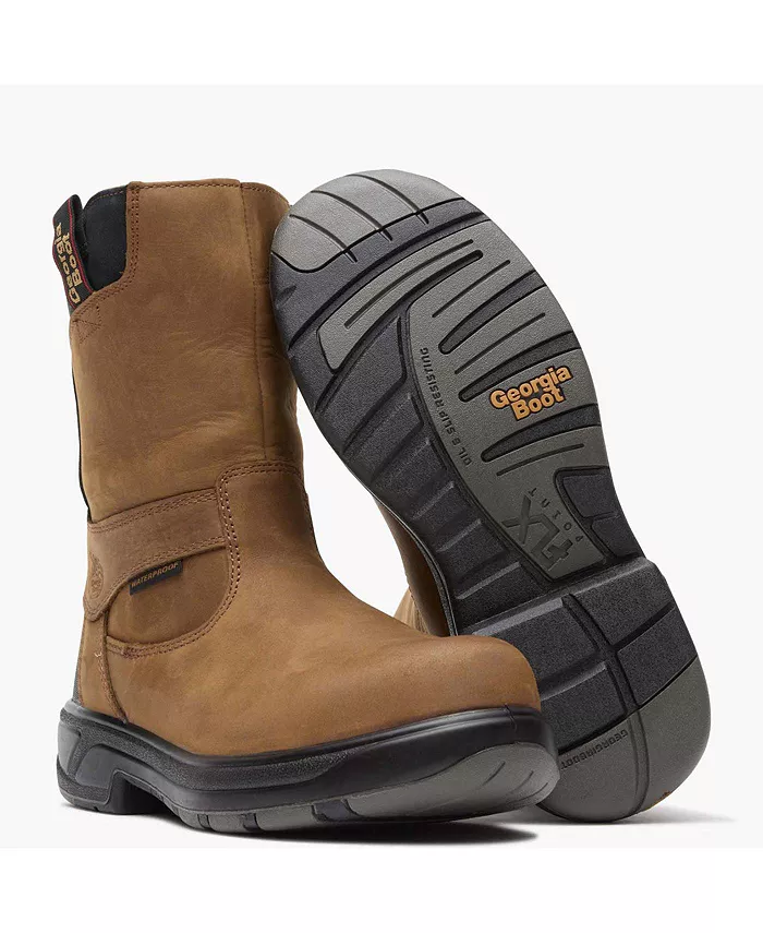Мужские рабочие ботинки Georgia FLXpoint Waterproof Composite Toe Georgia Boot, коричневый — фото 2