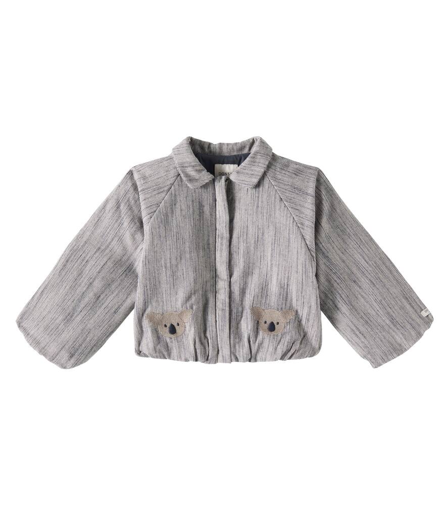 

Вышитая хлопковая куртка Baby Corneel Donsje, Blue Marine-White Stripped