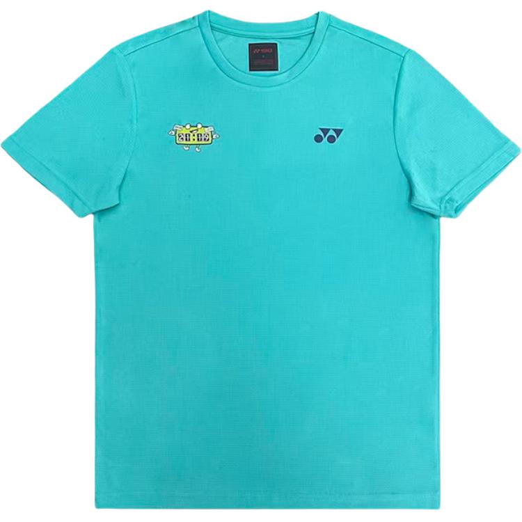 

Футболка для бадминтона унисекс с круглым вырезом, тонкие Yonex, зеленый