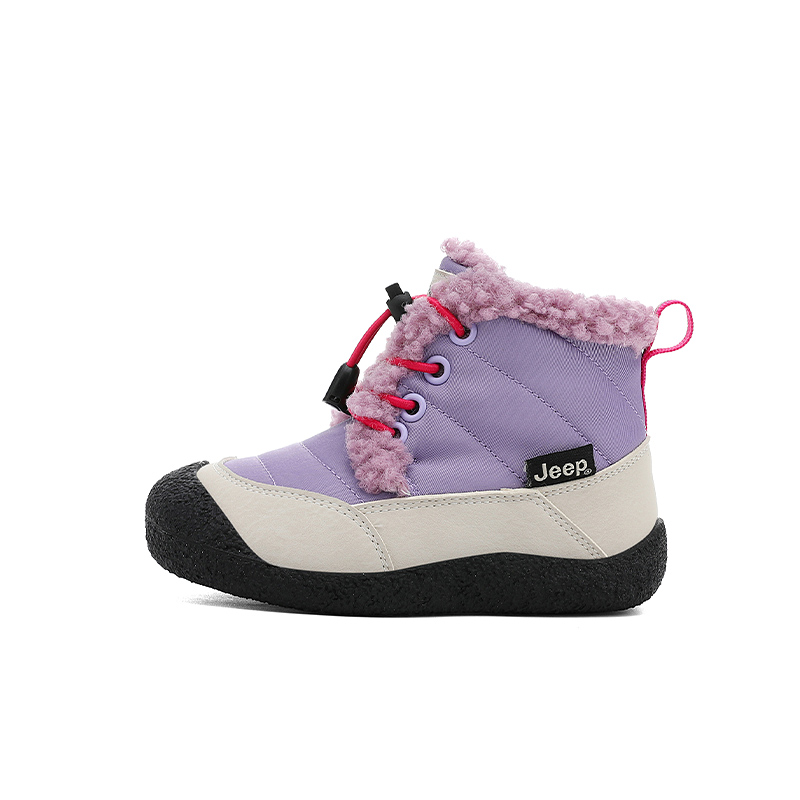 

Утепленные зимние ботинки mid top для детей с противоскользящей и износостойкой подошвой Jeep, mauve[fleece-lined]