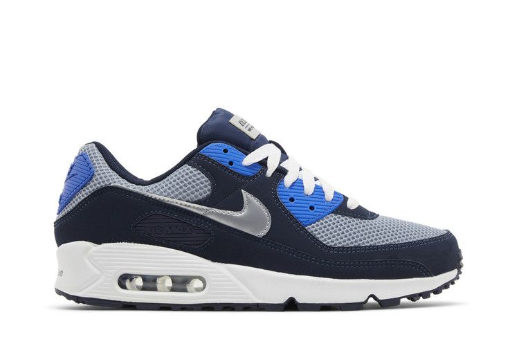 Кроссовки Nike Air Max 90 SE 'Navy Ashen Slate', синий — фото 2