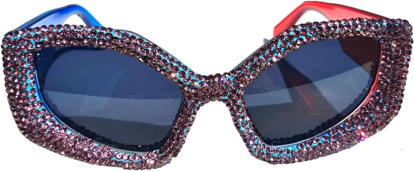 

Хелена Хип-хоп Женские Роскошные Солнцезащитные очки со стразами Необычная модная модель Сверкающие солнцезащитные очки со стразами Блестящие бриллиантовые очки helena, Pink