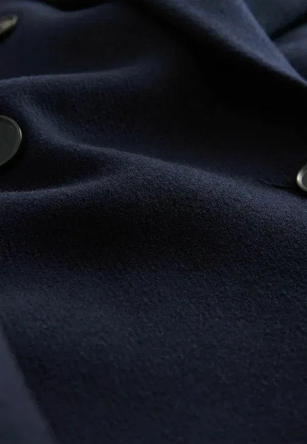 Пальто Petite fit classic coat Next, темно-синий — фото 2