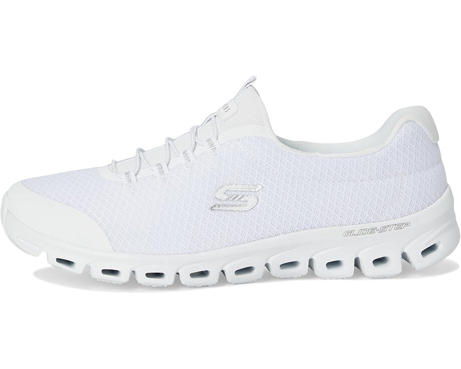 Кроссовки SKECHERS Glide Step Resilience, цвет White Silver — фото 4