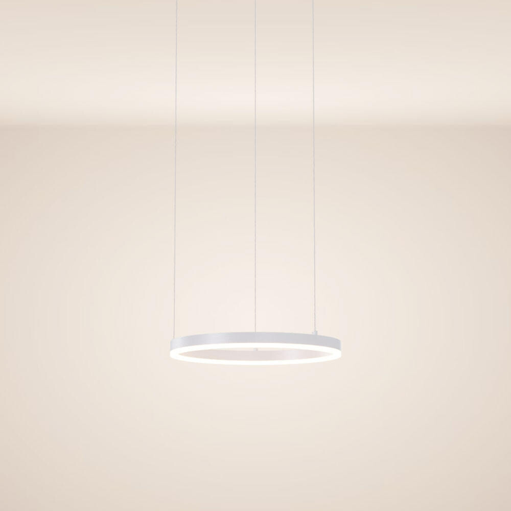 

Светодиодная подвесная лампа s.luce, 40x40x3,3 см, белый