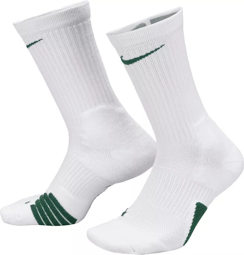 

Носки Nike Elite Basketball Crew, белый/зеленый
