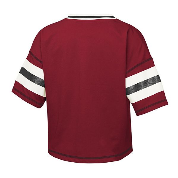 Детская футболка с v-образным вырезом Arkansas Razorbacks Outerstuff — фото 4