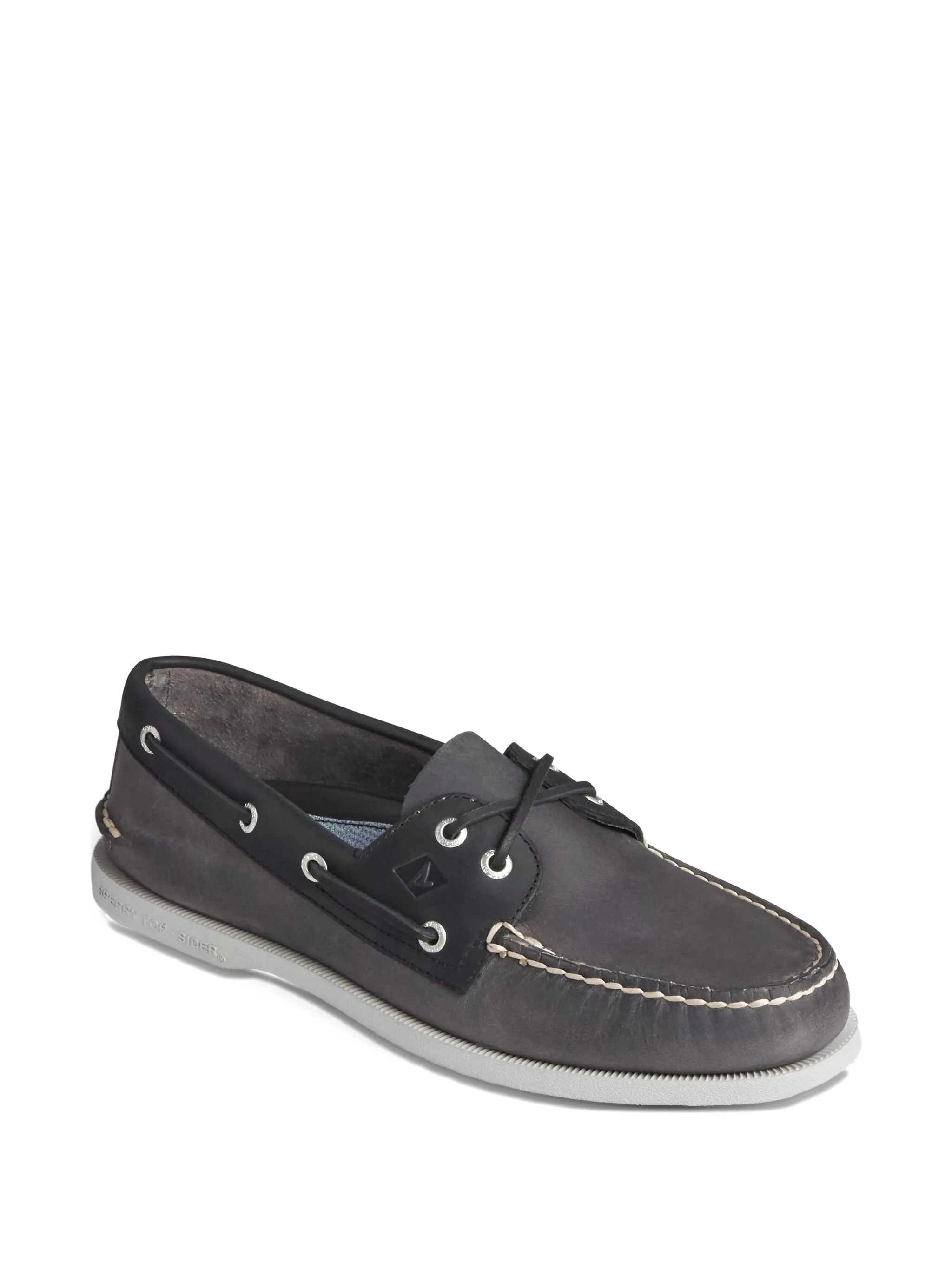 Топсайдеры A/O 2 Eye Grey/Black Sperry Top-Sider, серый — фото 2
