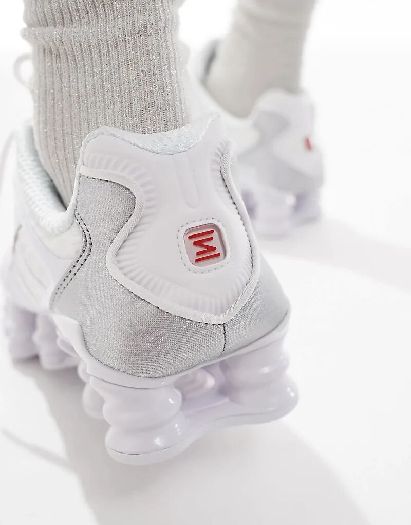 Кроссовки Shox TL унисекс белого цвета Nike — фото 4