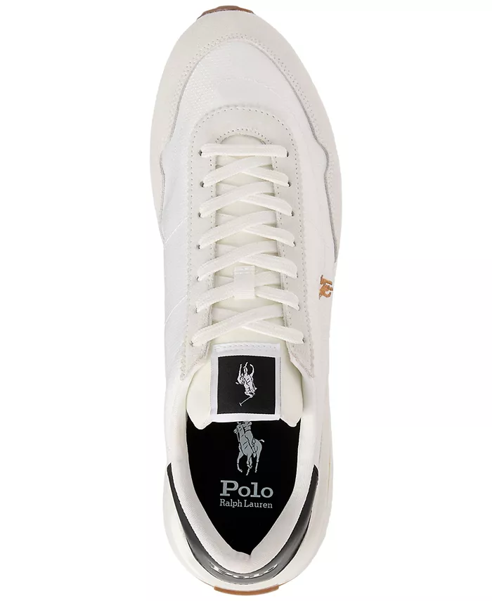 Мужские кроссовки Train 89 на шнурках Polo Ralph Lauren, белый — фото 3