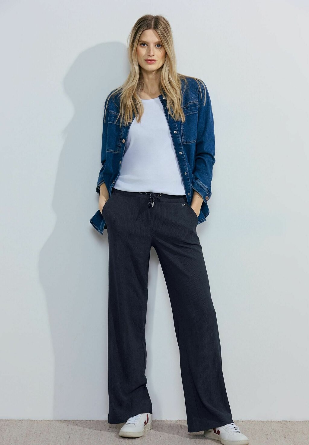 

Тканевые брюки LOOSE FIT Cecil, синий