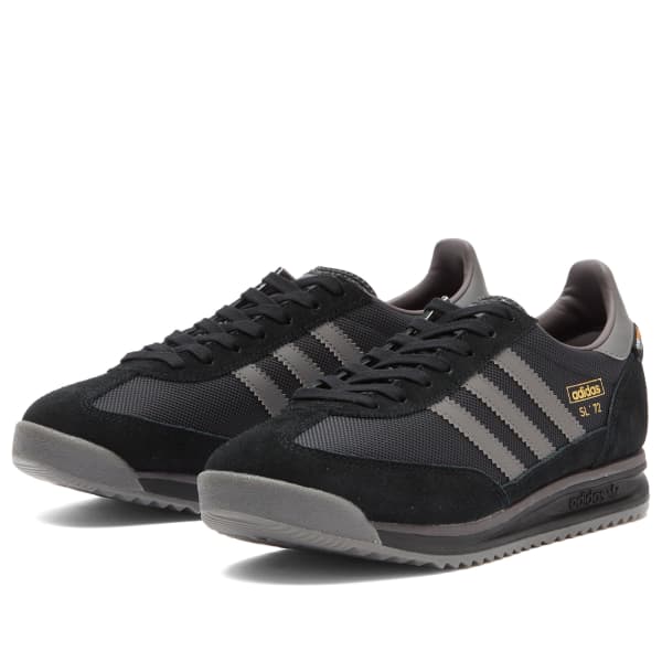 Кроссовки SL 72 RS Adidas, core черный, charcoal & charcoal — фото 2