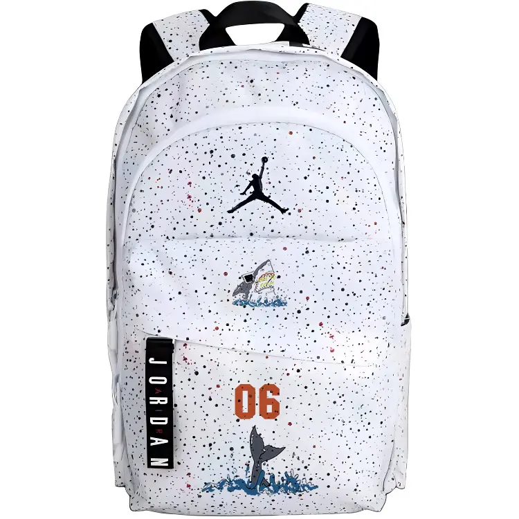 

Jordan Полиэстеровый рюкзак унисекс Детское дыхание, Shark