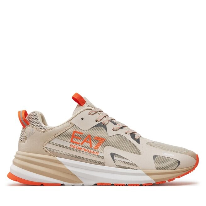 

Кроссовки EA7 Emporio Armani X8X156 XK360 T552 Rainy Day+Orange Tig, серый