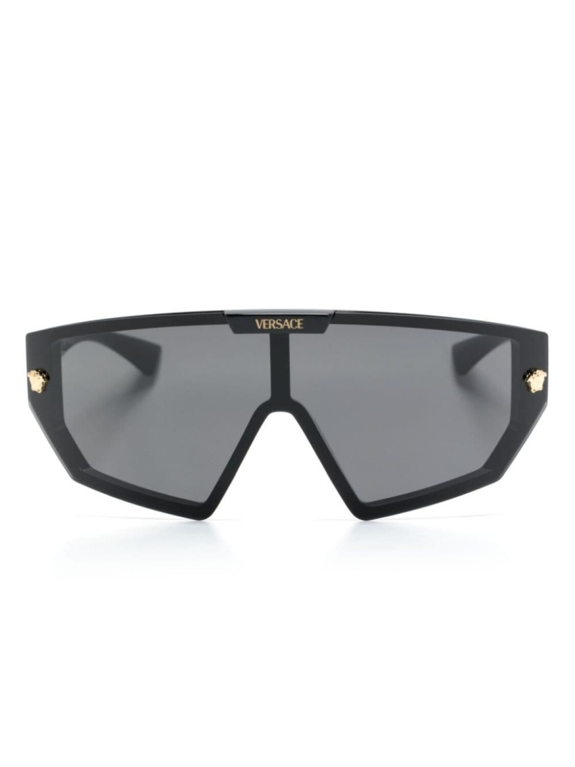 

Солнцезащитные очки-маска Medusa Horizon Versace Eyewear, черный