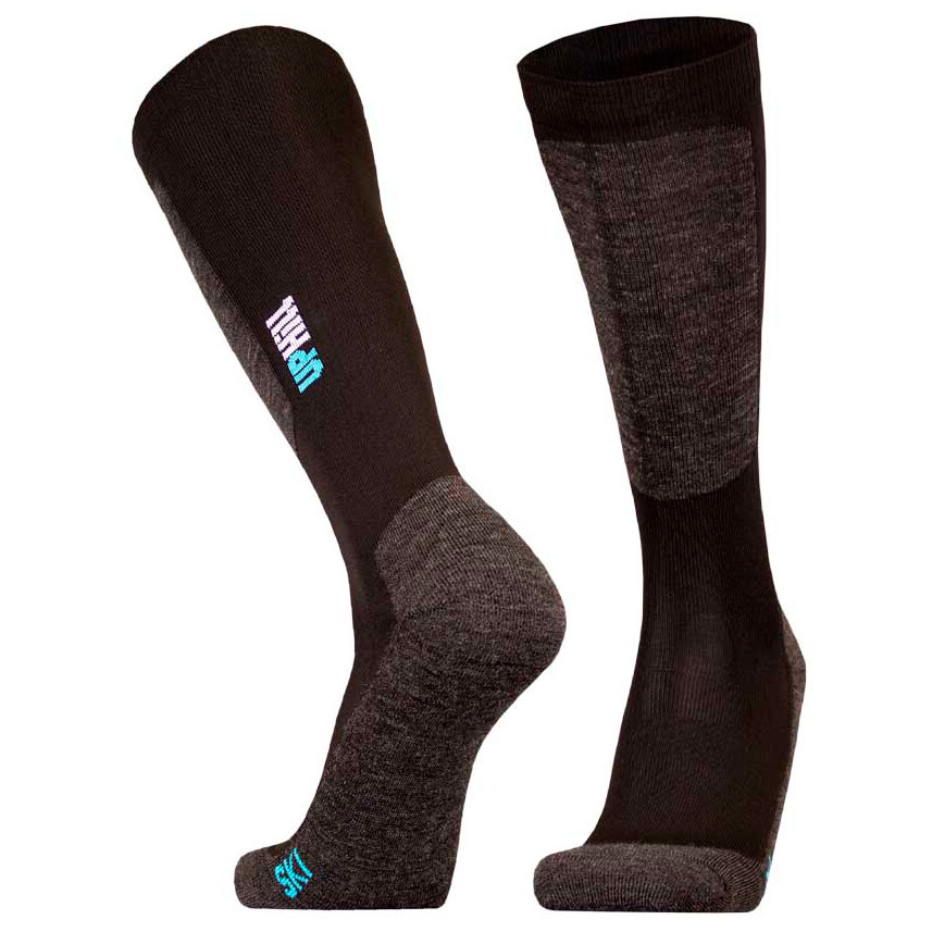 

Лыжные носки Uphillsport Halla Alpine Merino & Quick Dry, цвет Black/Turqoise