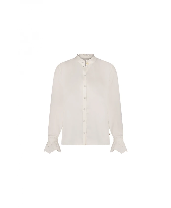 

Блузка с рюшами Fabienne Chapot, белый