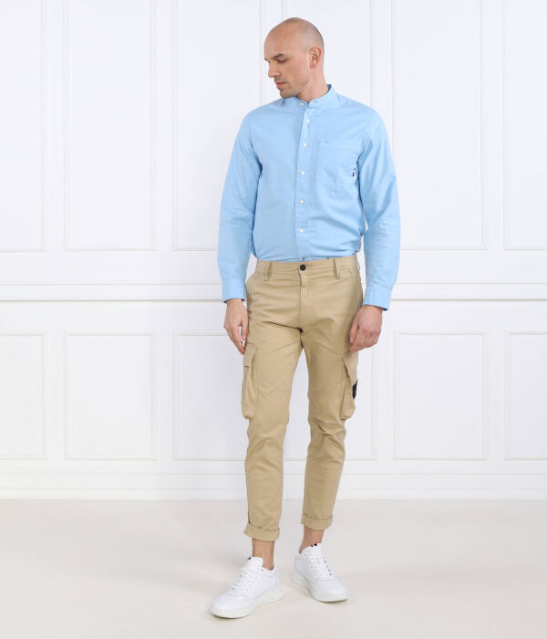 Рубашка Tommy Hilfiger Mandarin, синий — фото 2