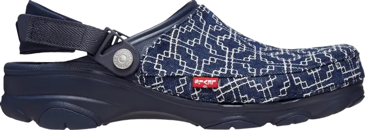 

Кроссовки Levi's x Classic All-Terrain Clog 'Sashiko - Navy', синий
