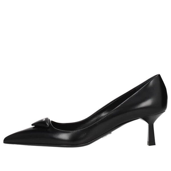 Кроссовки spazzolato heels 'black' Prada, черный