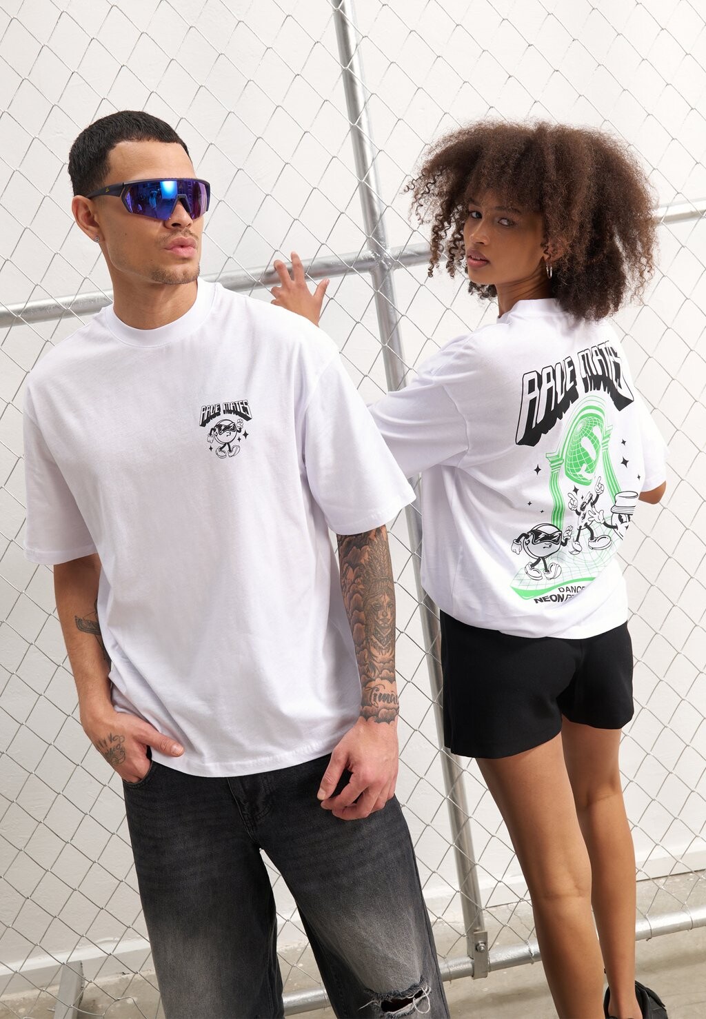 

Футболка с набивным рисунком Unisex YOURTURN, белая
