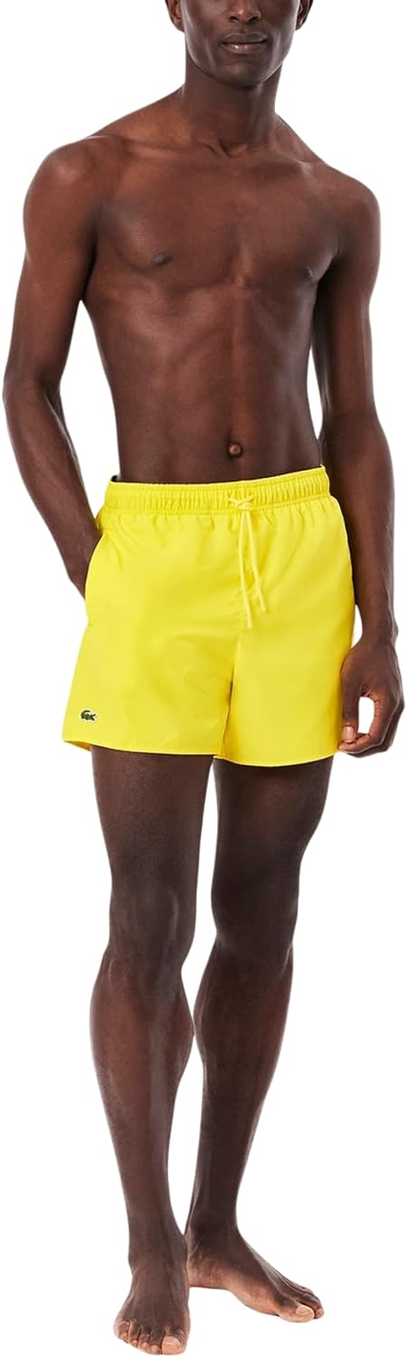 

Мужские легкие однотонные шорты Lacoste, Yellow & Green