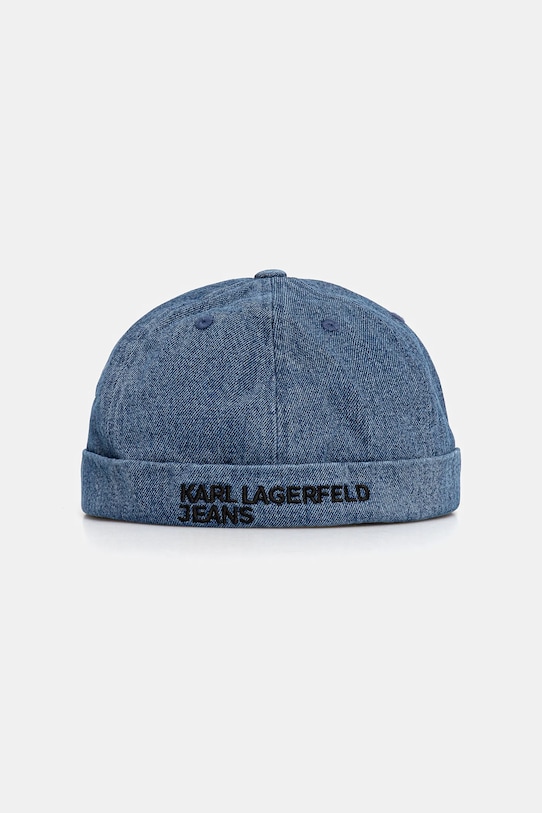 

Детская хлопковая шапка Karl Lagerfeld Jeans, синий