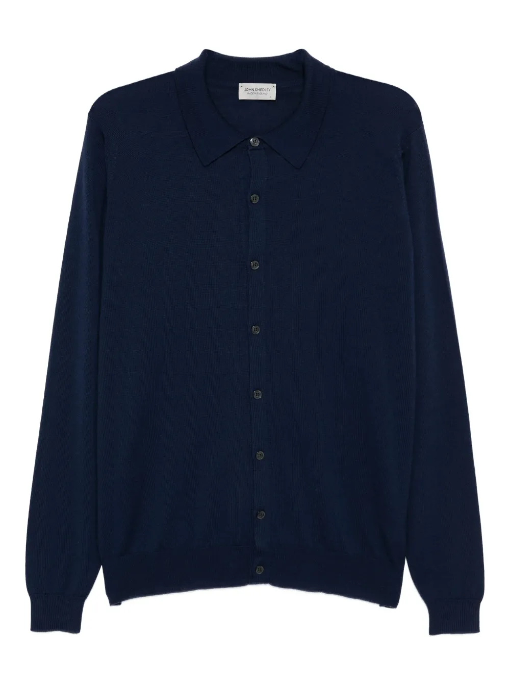 

Вязаный кардиган John Smedley, синий