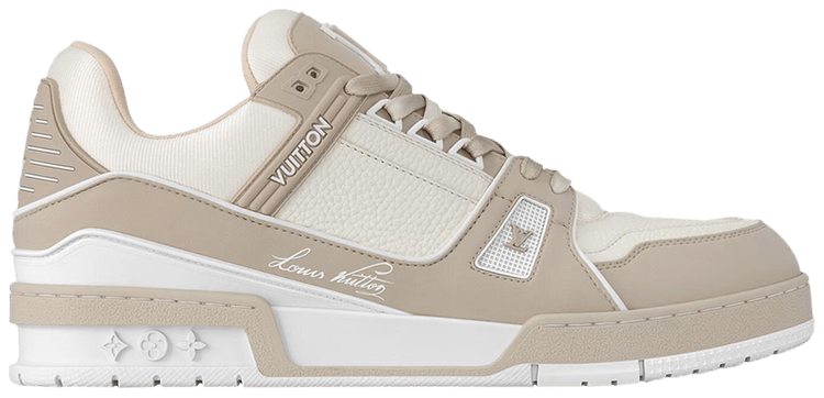 

Кроссовки Louis Vuitton Trainer Sneaker 'Beige', кремовый