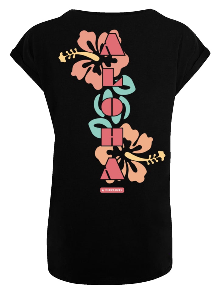 

Футболка с удлиненными плечами PLUS SIZE Aloha черного цвета F4NT4STIC, Черный, Футболка с удлиненными плечами PLUS SIZE Aloha черного цвета F4NT4STIC