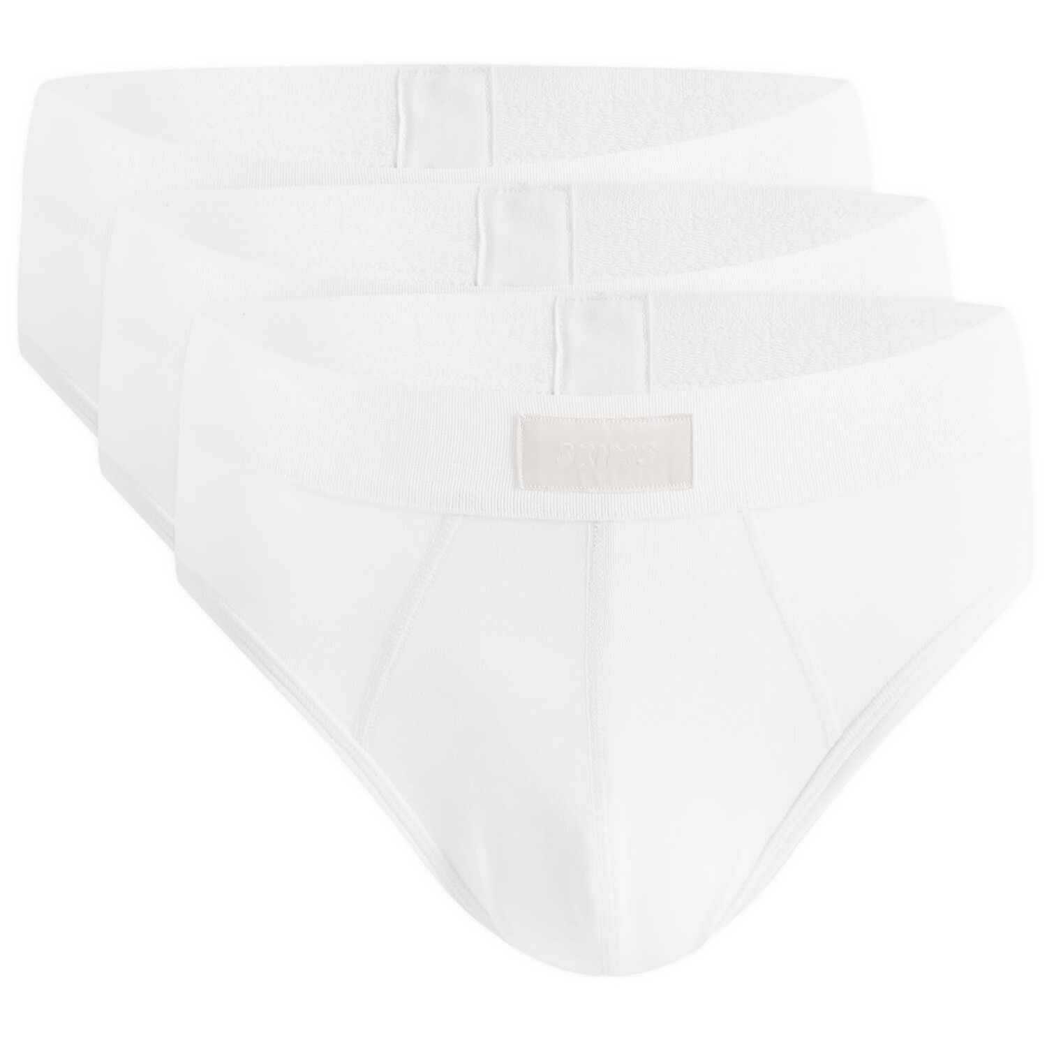 

Боксеры Skims Cotton Brief - 3 шт, цвет Chalk