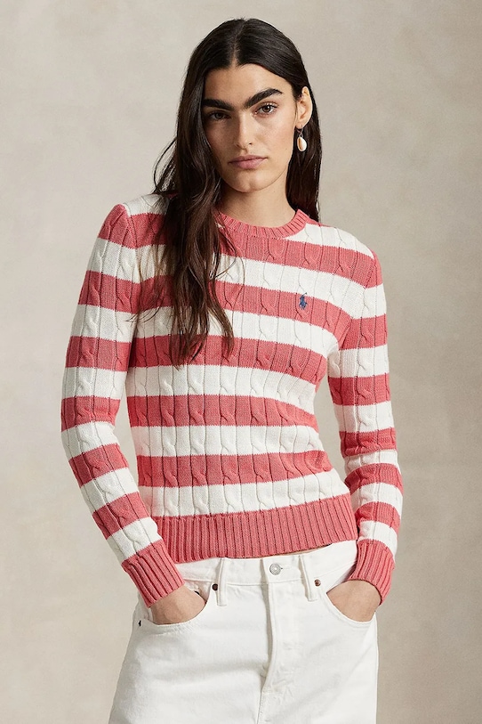 

Хлопковый свитер Polo Ralph Lauren, красный