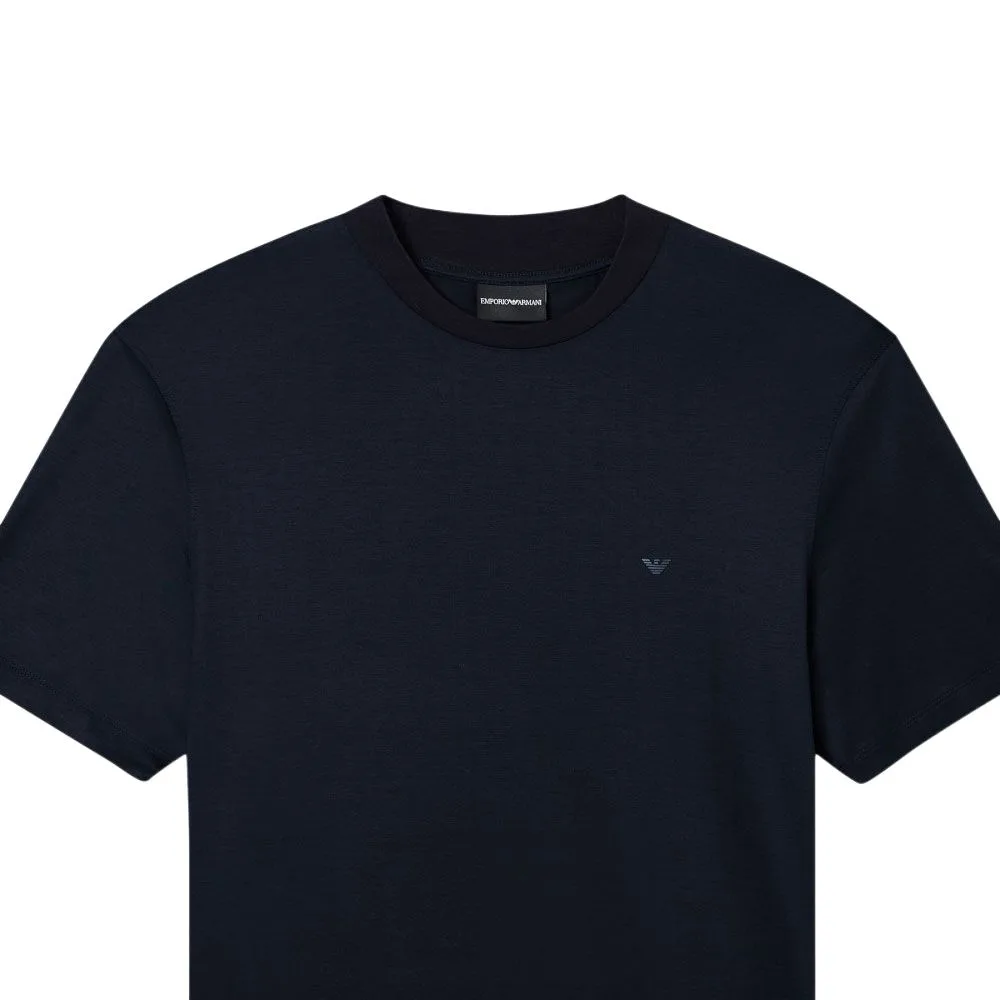 Футболка SS26 мужская EMPORIO ARMANI, marine синий — фото 3