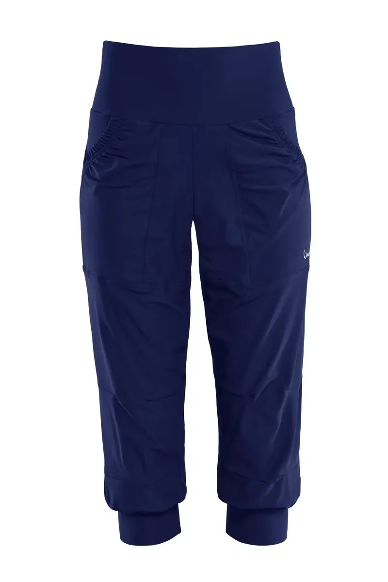 

Спортивные брюки Winshape "Functional Comfort ¾ Leisure Trousers LEI201C", высокая талия, синий