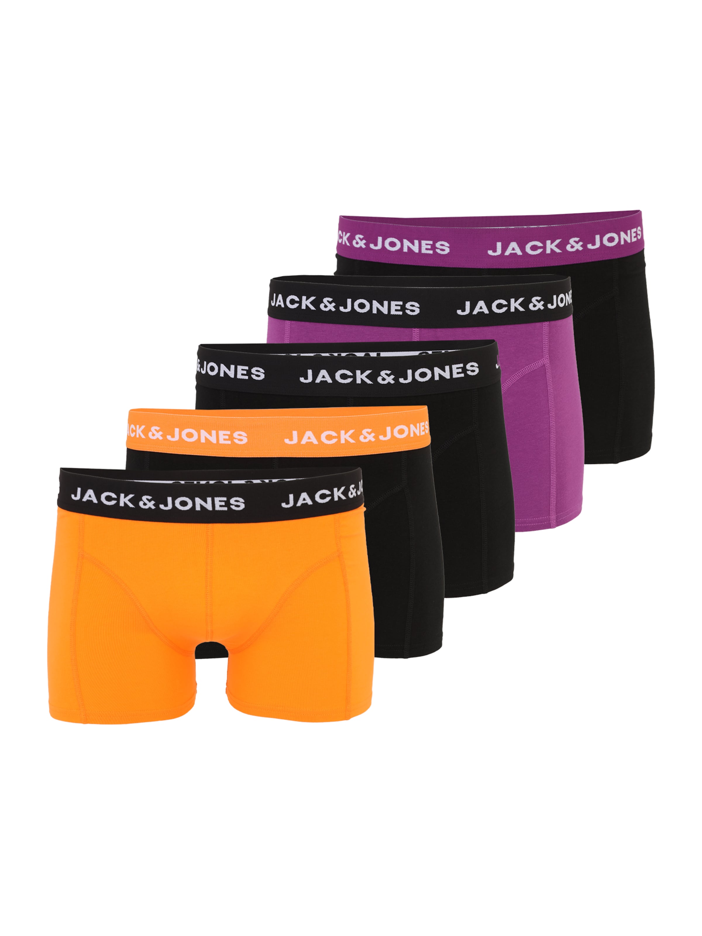 

JACK & JONES Боксеры 'JACZOHAN' в цвете Berry, Orange, Black