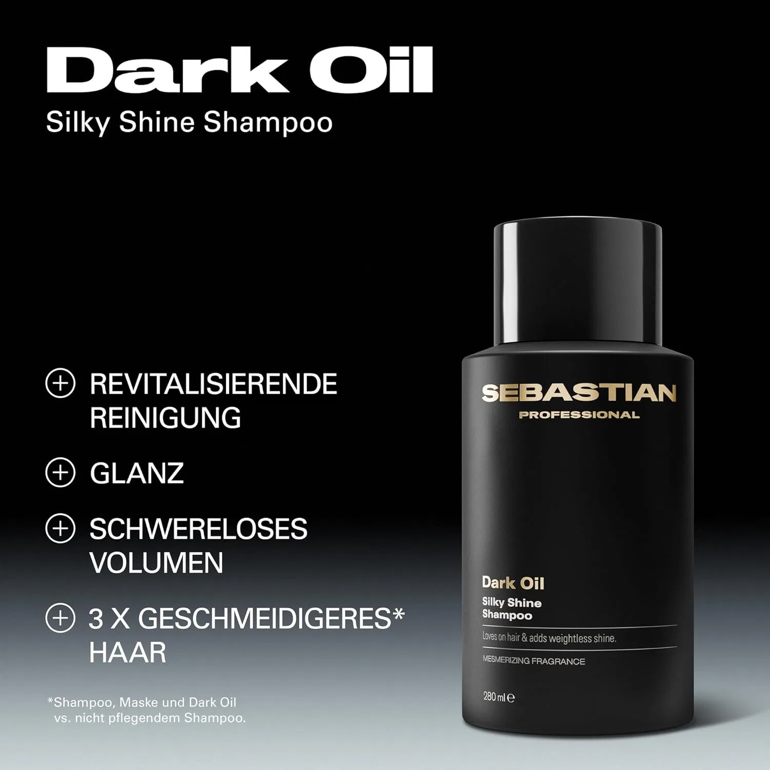 Шампунь «Dark Oil Silky Shine» от Sebastian Professional с аргановым и жожоба маслом Sebastian — фото 2