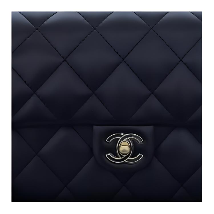 CHANEL Кожаная сумка с клапаном через плечо кроссбоди женская черная — фото 3